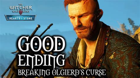 The Witcher 3: Wild Hunt - Hearts of Stone - Good Ending (breaking Olgierd's curse) - YouTube