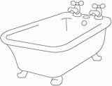 BATHTUB COLORING PAGES sketch template
