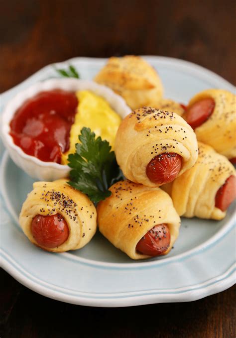 3-Ingredient Crescent Hot Dog Rollups – The Comfort of Cooking