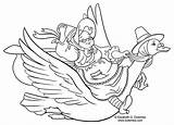 mother goose coloring Sheet For Kids  Coloring Pages sketch template