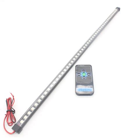 56cm LED CAR External LED Knight Rider Light 48 5050 Scanner Strip Lighting with Wireless Remote ...