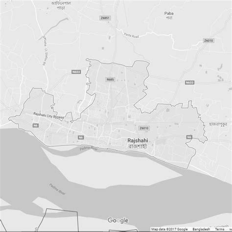 Rajshahi City Corporation Map - Map With Cities