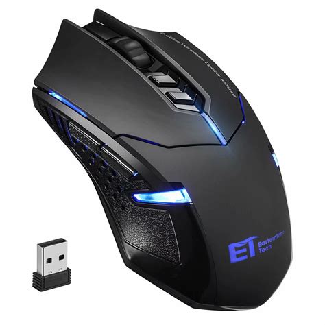 VicTsing 2400DPI Adjustable 2.4G Wireless Professional Gaming Mouse ...