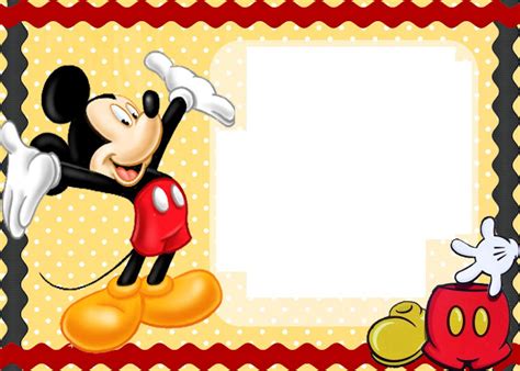 Free printable mickey mouse birthday cards