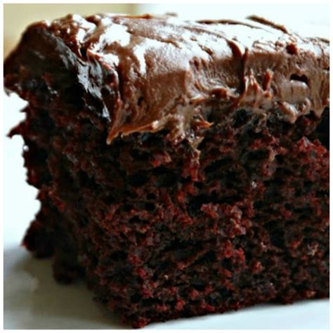 Chocolate Crazy Cake (No Eggs, Milk, Butter or Bowls) - Sweet Little Bluebird