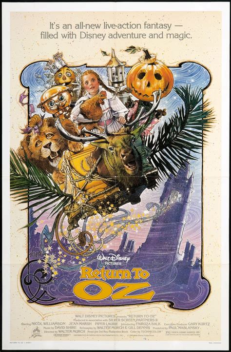 Return To Oz | Disney movie posters, Oz movie, Walt disney pictures