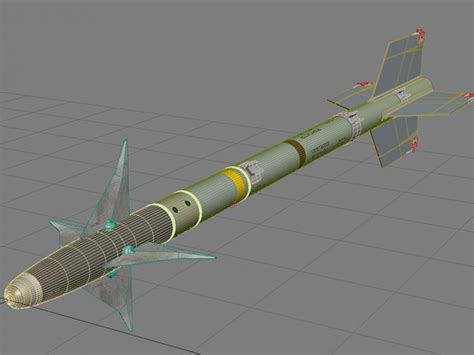 AIM-9M Sidewinder 3d Model by Mesh Factory