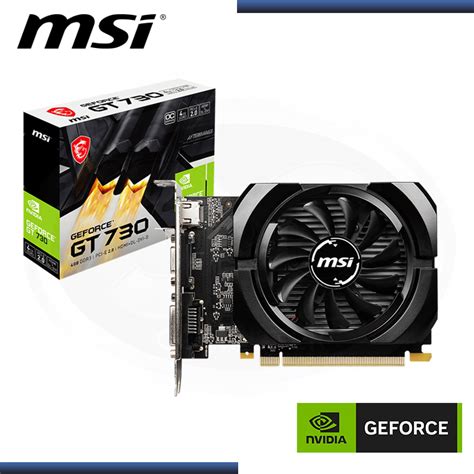 MSI GEFORCE GT 730 4GB DDR3 64Bit NVIDIA Ekran Kartı ...