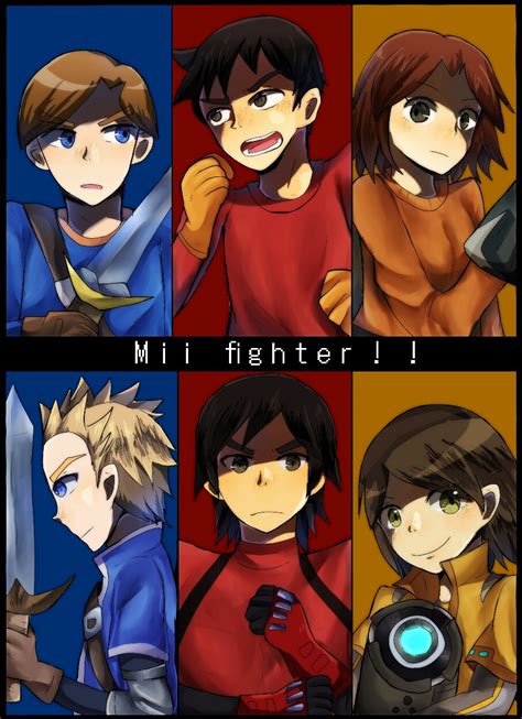 Mii Fighters - Super Smash Bros. - Mobile Wallpaper by Mas Mask1206 ...