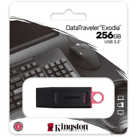 Kingston DataTraveler Exodia 256GB USB 3.2 Flash Drive | DTX/256GB ...