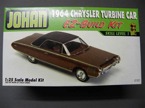 Unbuilt Kit Scale 1/25 1/24 1964 CHRYSLER TURBINE CAR KIT, MODEL CAR, CLASSIC, CLASSIC ...