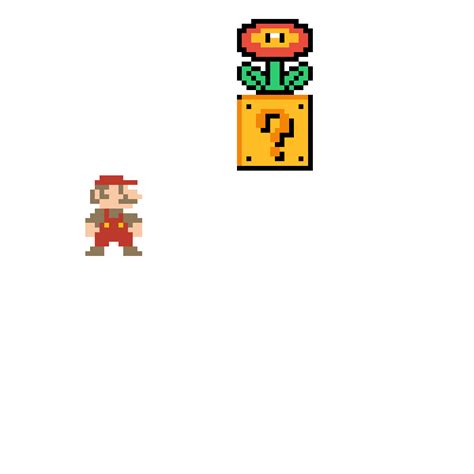 Pixel Mario Flower