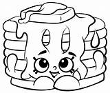 Pamela Pancake coloring Page Shopkins  Free And Printable sketch template