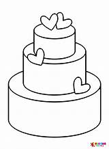 30  Wedding Cake Coloring Pages Free Printable PDF & Online sketch template