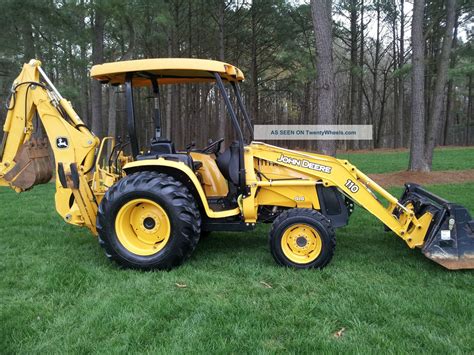 John Deere 110 Loader Backhoe 805 Hours