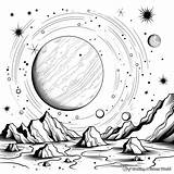 Galaxy For Adults Coloring Pages  Free & Printable sketch template