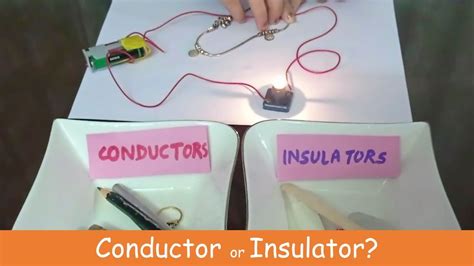 Conductor Or Insulator? Science Experiment For Kids - YouTube