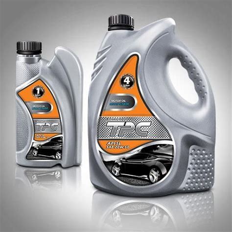 TPC engine oil packaging design Designed by: Salehi Advertising Agency Designer ... #advertising ...