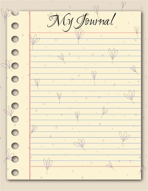 My journal template | PosterMyWall