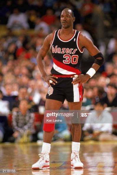 Terry Porter of the Portland Trail Blazers rests during the 1989-1990 ...