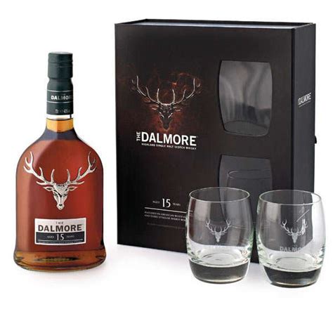 Dalmore 15-year-old single malt whisky - 2 glasses gift - 40% - Dalmore