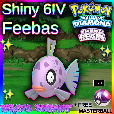 Shiny Feebas 6IV // Pokemon Brilliant Diamond & Shining Pearl - Etsy