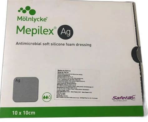 Gauze Mepilex Ag Foam Dressing, For Stem Bleeding, Size: 10cm x 10cm at ...