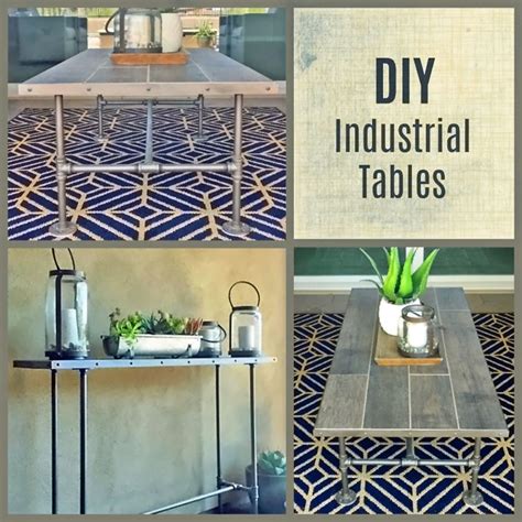 Make a DIY Industrial Coffee Table Today... YES YOU CAN!