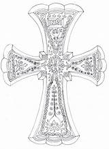 Coloring Pages Of Crosses With Wings sketch template