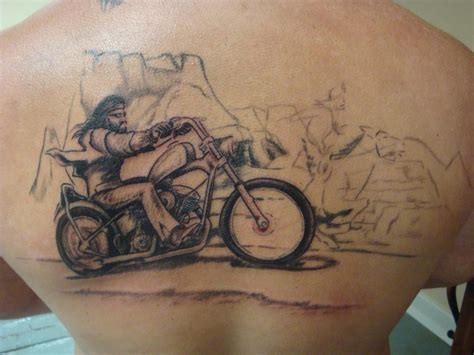 Old School Biker Tattoo Designs Biker david manns' ghost rider | Biker ...