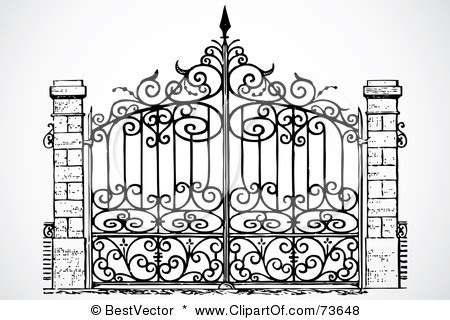 Gates in Cliparts: Adding a Touch of Elegance and Security to Your Designs