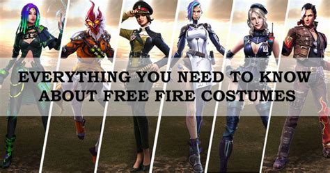 Everything You Need to Know About Free Fire Costumes - USA Jacket