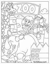Free ZOO ANIMALS Coloring Pages For Download Printable PDF sketch template