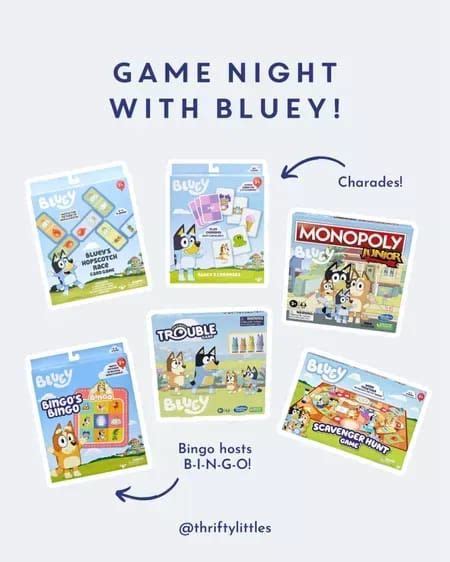 Trouble: Bluey Edition Board Game, … curated on LTK | Family game night ...