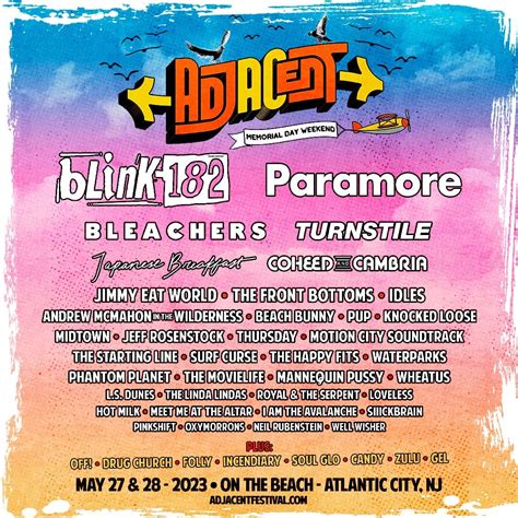 Lineup for Adjacent Music Festival Coming to Atlantic City in 2023 : r ...