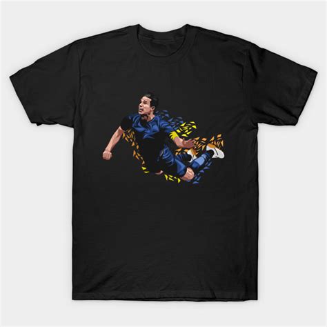 Van Persie Flying Header - Vanpersie - T-Shirt | TeePublic