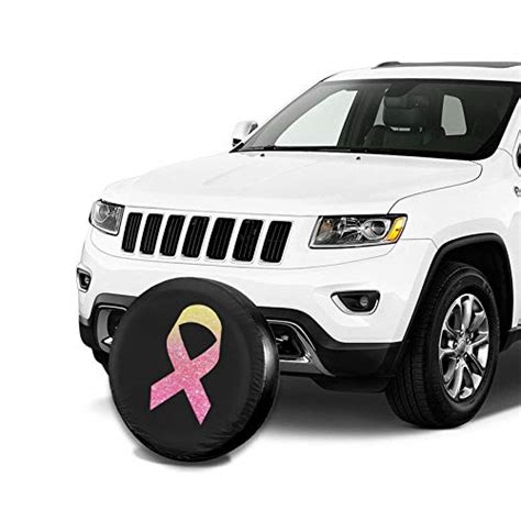 Jeep Pink Ribbon Spare Tire Cover - BlackDogMods