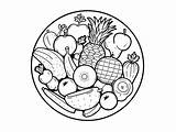 Healthy Foods Coloring Pages Top 50 Free Printable Designs sketch template