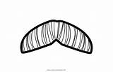 Moustache Coloring Page  Free moustache For Kids Ultra sketch template