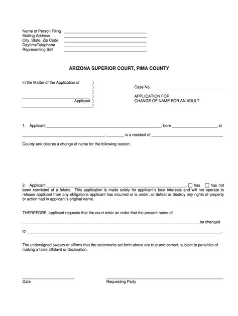 Pima County Superior Court Forms - CountyForms.com