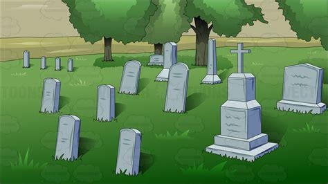 A Quiet Afternoon At The Cemetery | Ilustraciones