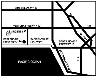 Pepperdine University Malibu Campus Map