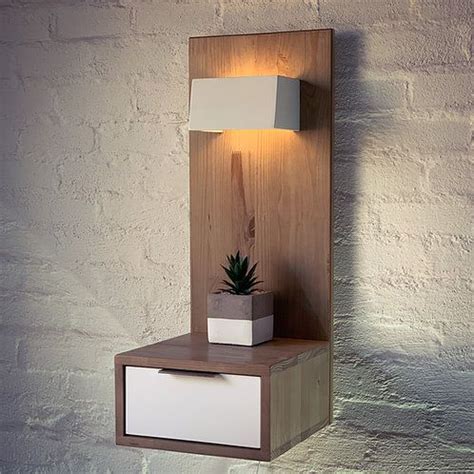 Floating shelf | Nightstand lighting, Floating, Furniture