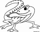 Cartoon gecko coloring Pages Download And Print For Free sketch template