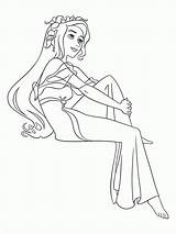 Enchanted Giselle Coloring Pages  Nation sketch template