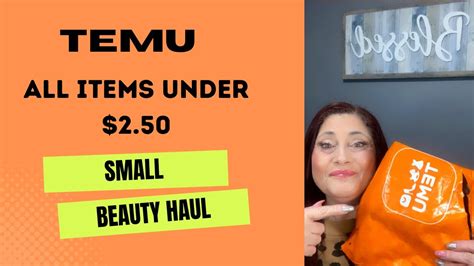 TEMU small Beauty Haul - All items UNDER $2.50 - YouTube