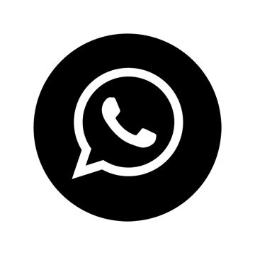 Whatsapp Logo Png Black and White