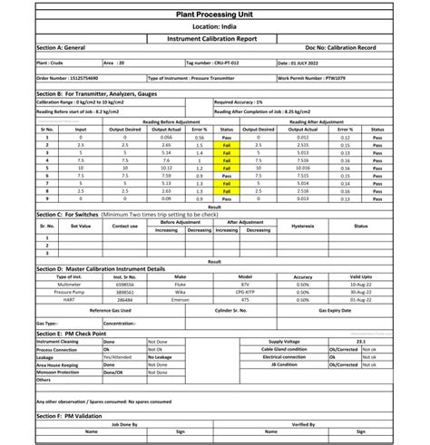 How to Create Calibration Records? - Instrumentation and Control