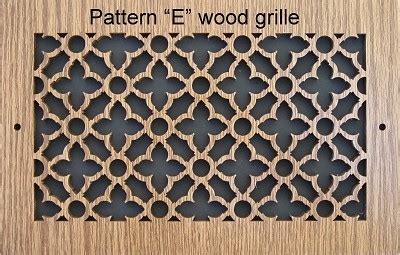 Decorative Laser Cut Wood Vent Grilles, Return Air Grilles & Moldings ...