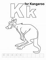Letter K Is For Kangaroo Coloring Page Free Printable  Vrogueco sketch template